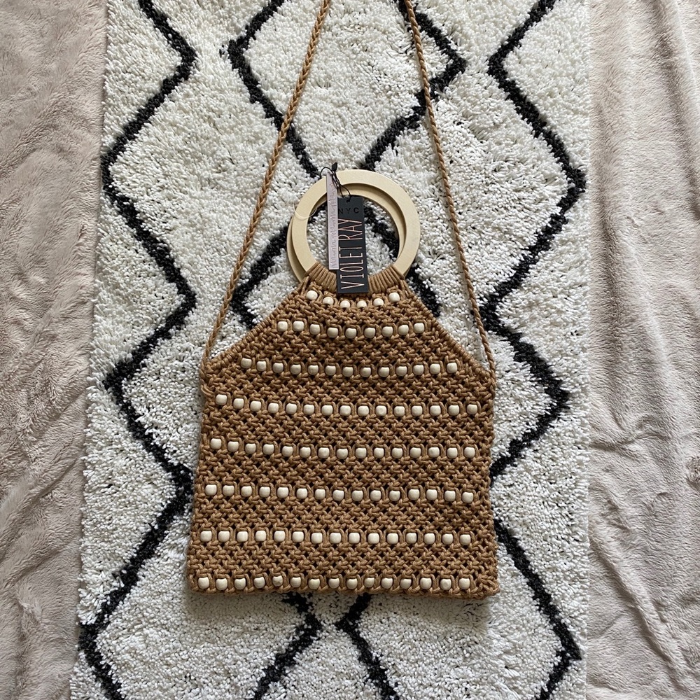 Violet Ray Woven Bag